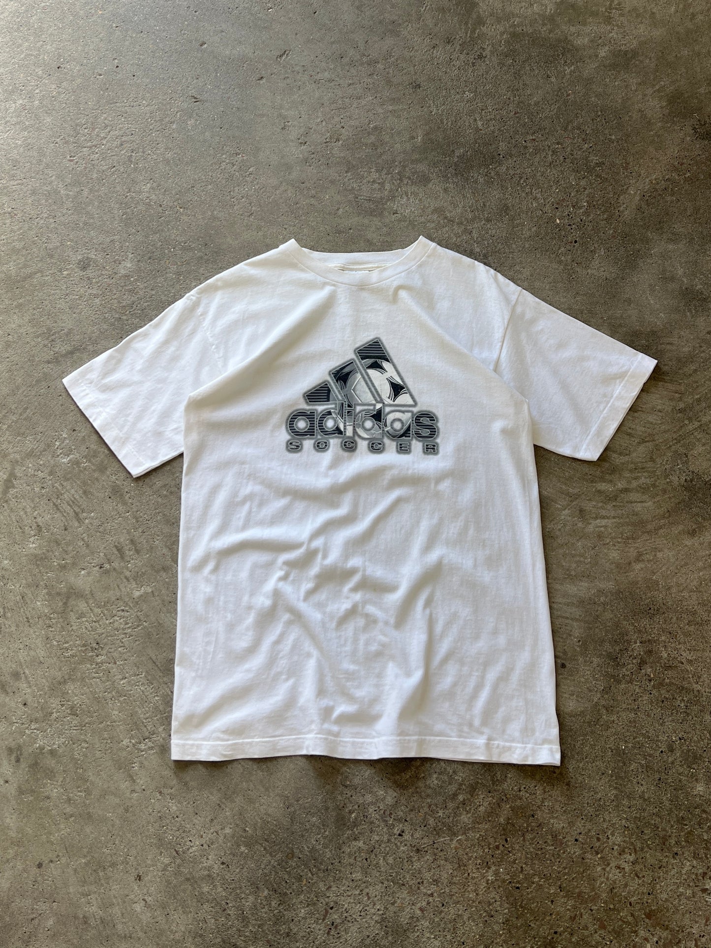 Vintage Adidas Spellout Shirt - M