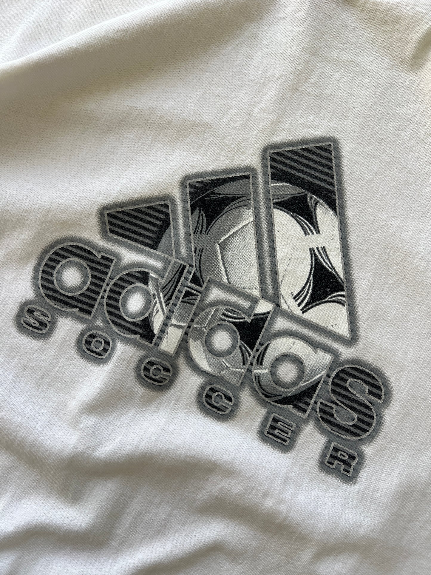 Vintage Adidas Spellout Shirt - M