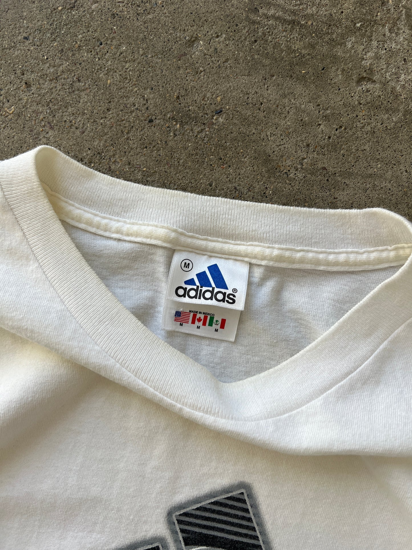 Vintage Adidas Spellout Shirt - M