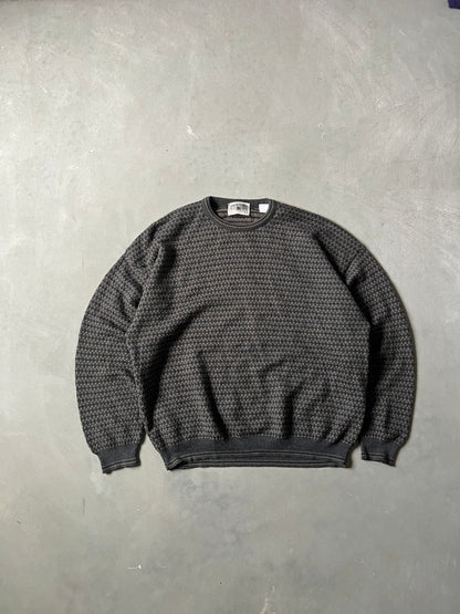 Vintage Brown Knit Sweater - XL