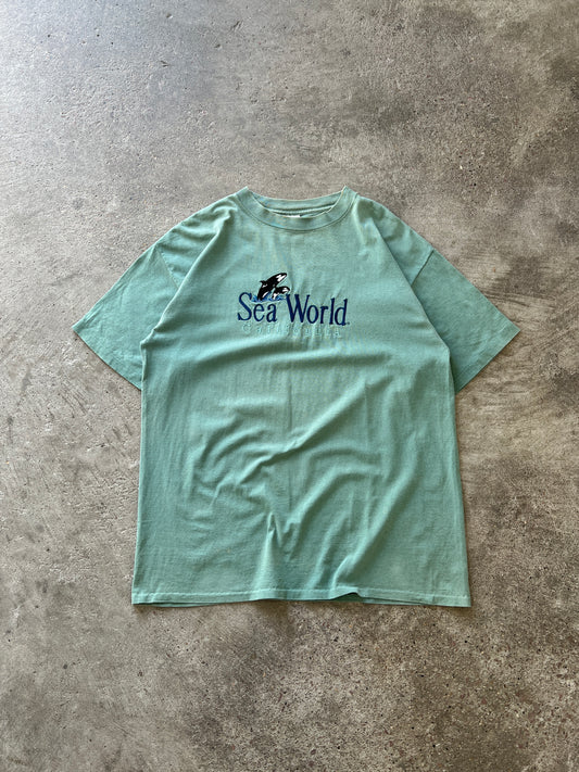 Vintage Sage Sea World Shirt - XL