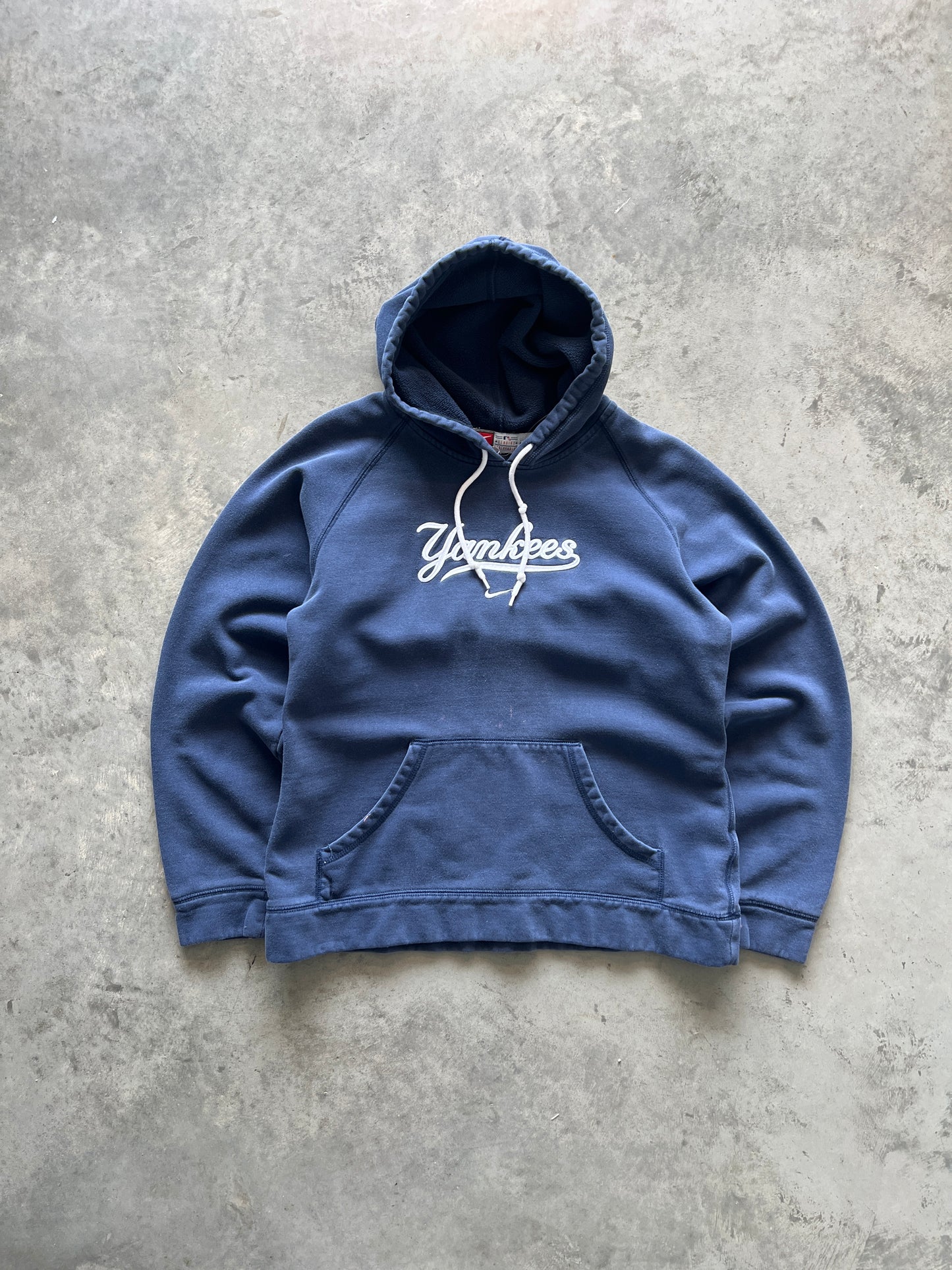 Vintage Navy Blue Womans Yankee Hoodie - M