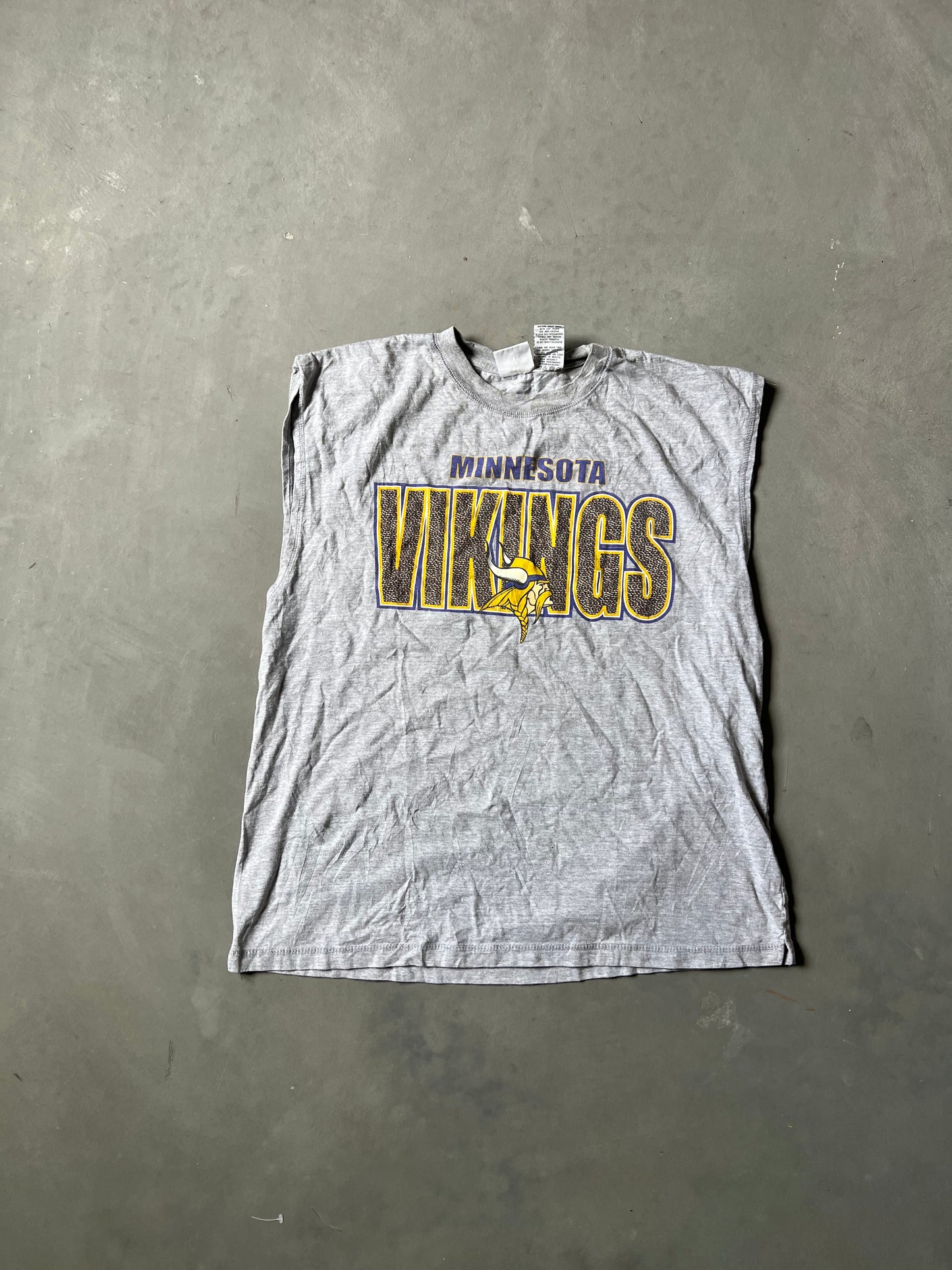 Vintage Grey Minnesota Vikings - XL