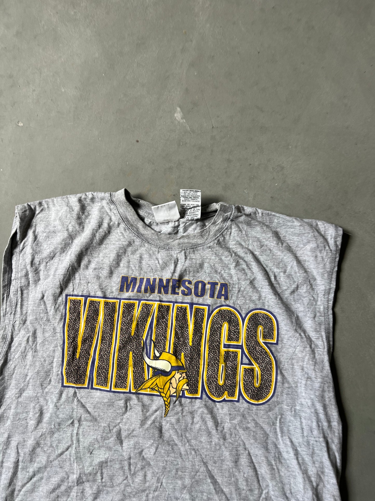 Vintage Grey Minnesota Vikings - XL