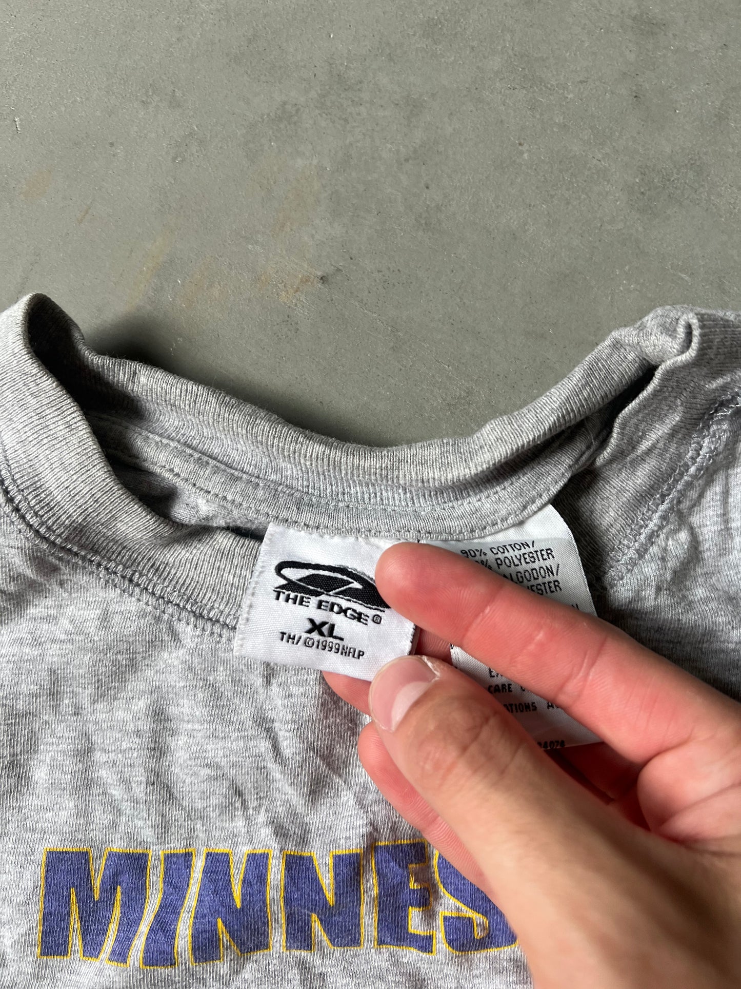 Vintage Grey Minnesota Vikings - XL