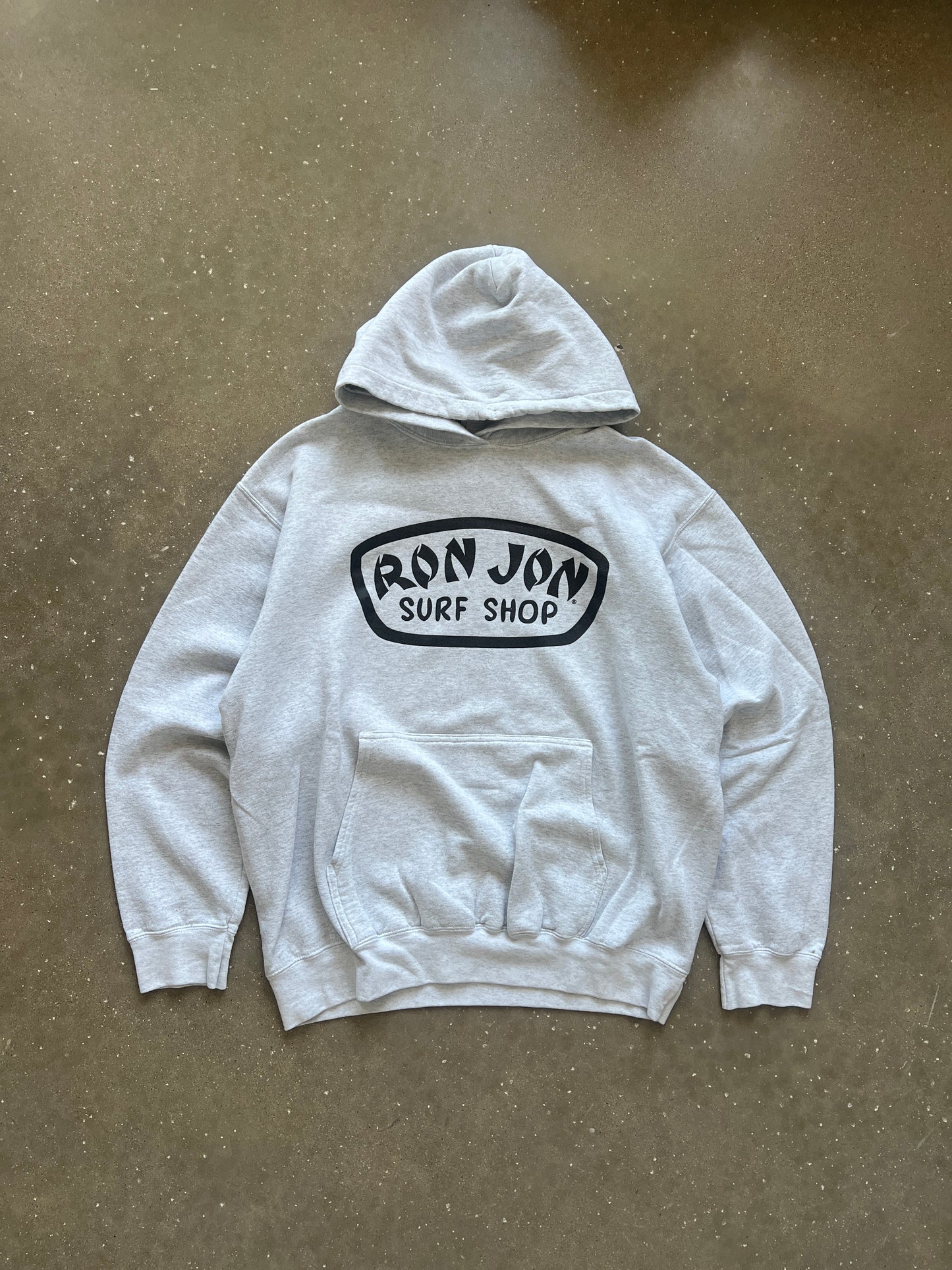 Vintage White Ron John Hoodie - L