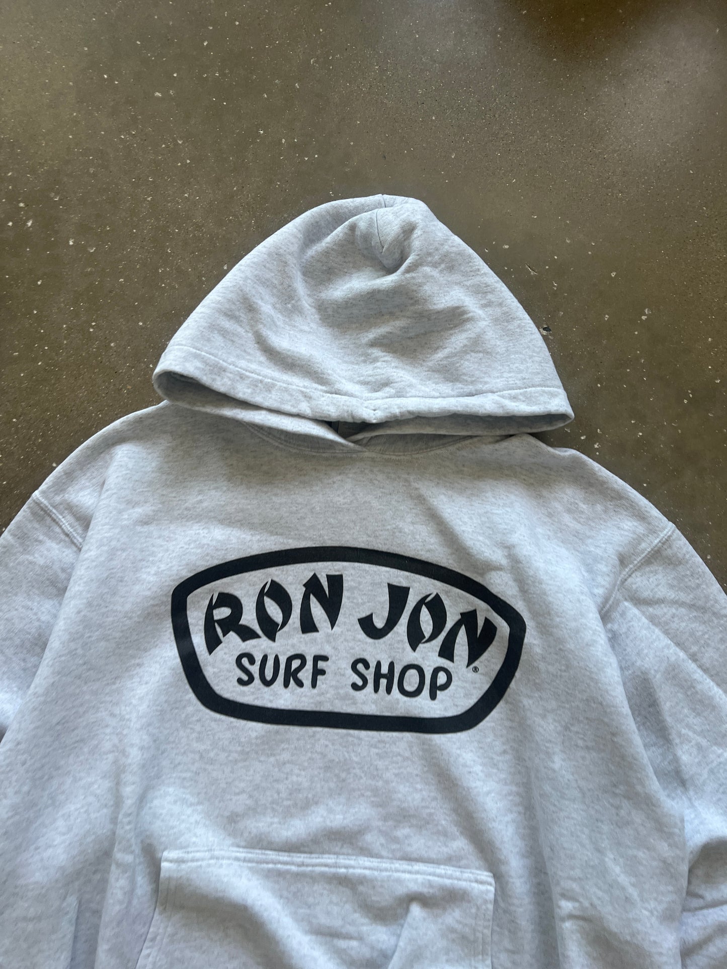 Vintage White Ron John Hoodie - L