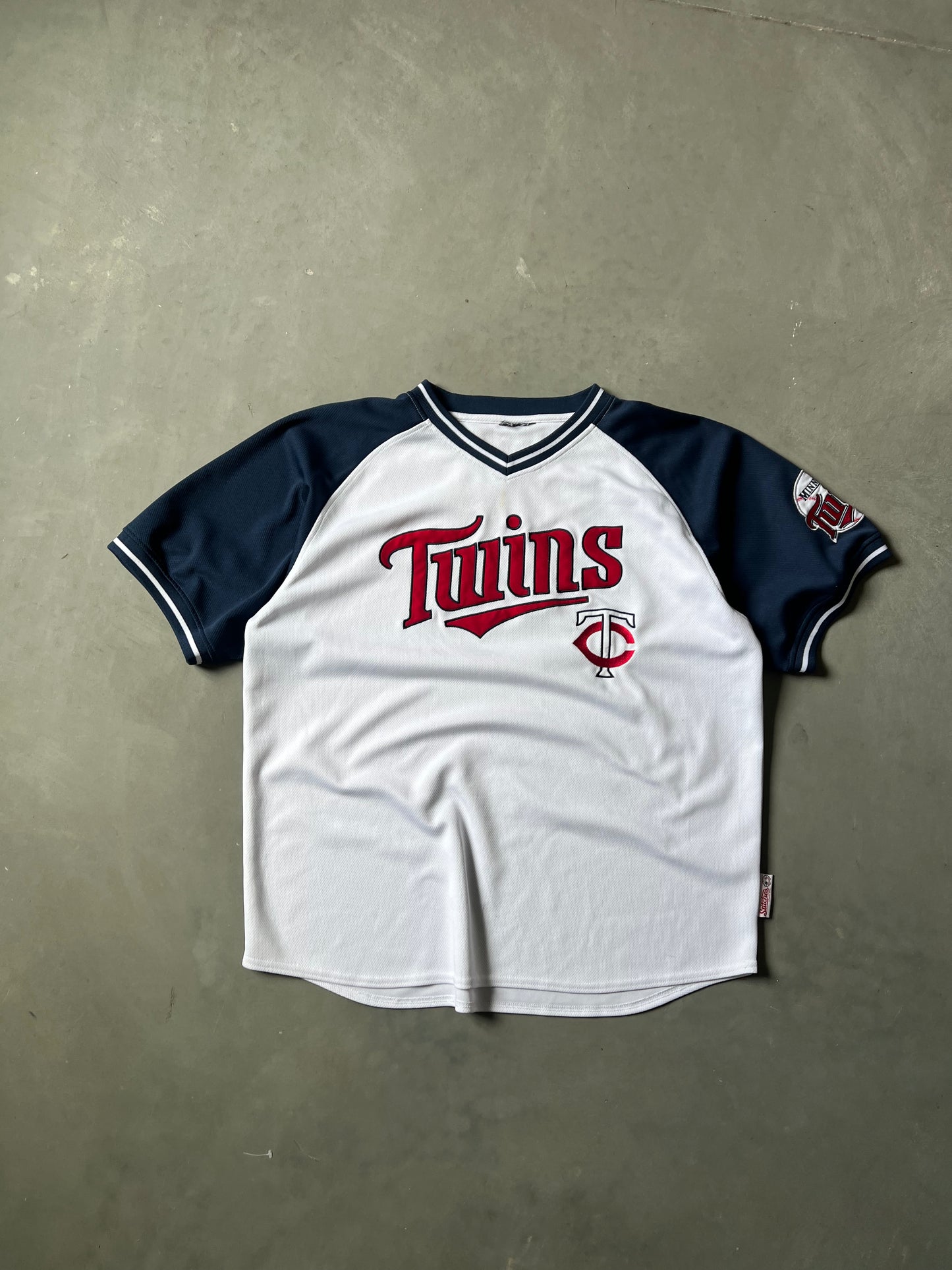Vintage Minnesota Twins Spellout Jersey - XL