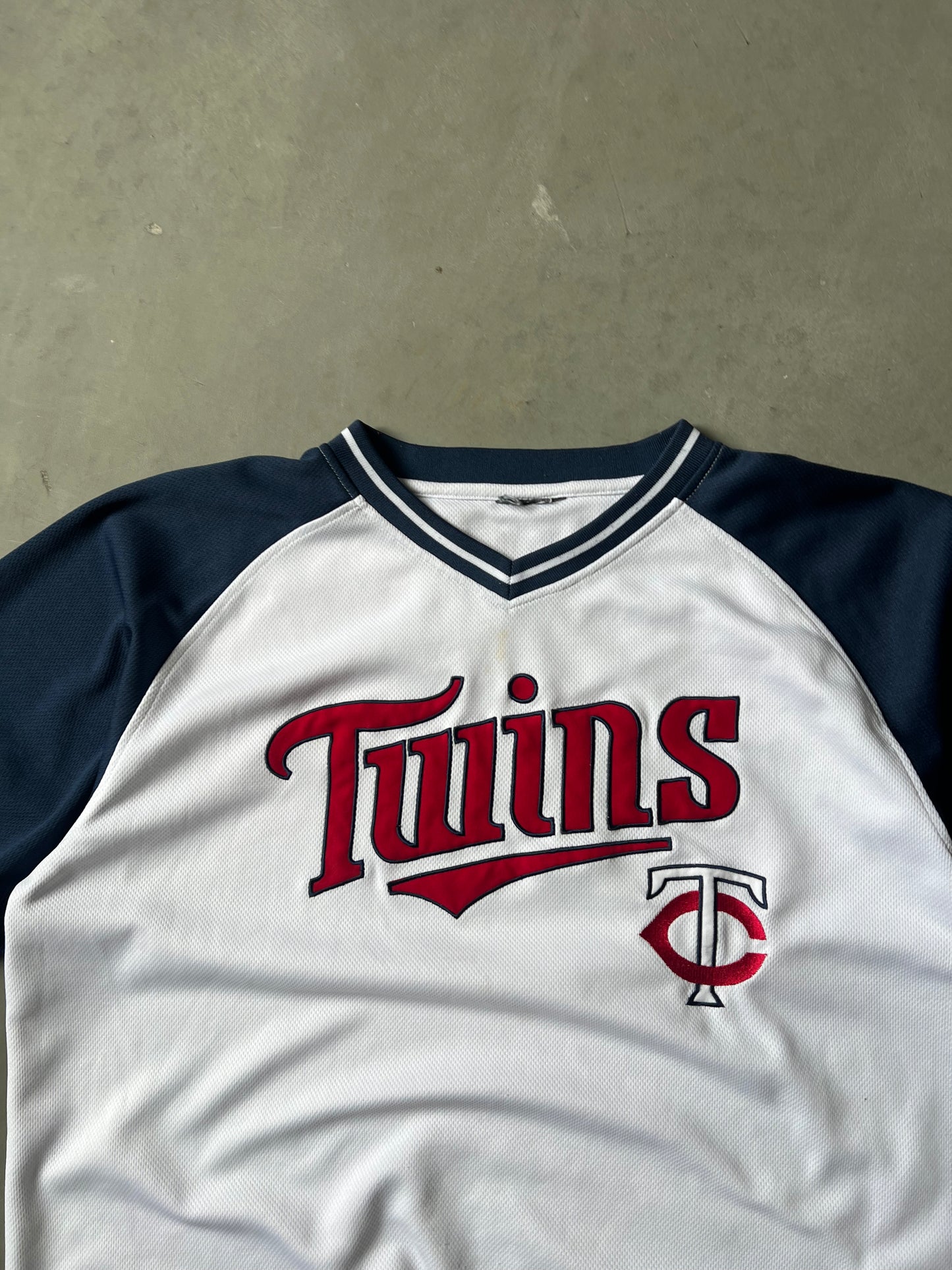 Vintage Minnesota Twins Spellout Jersey - XL