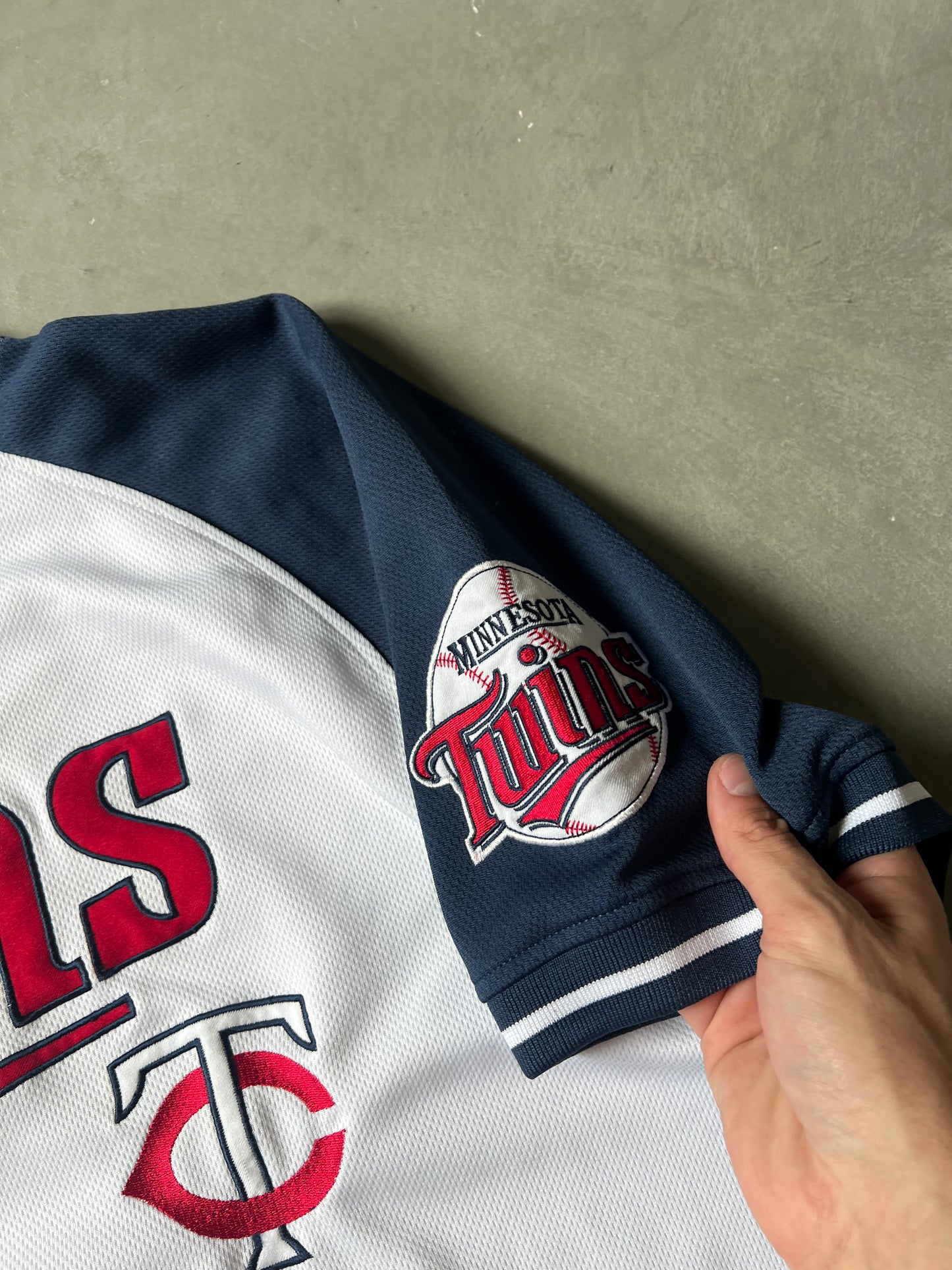 Vintage Minnesota Twins Spellout Jersey - XL