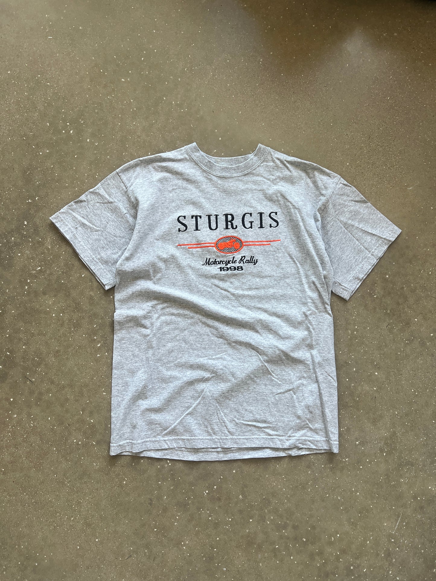 Vintage Grey Sturgis Biker Shirt - L