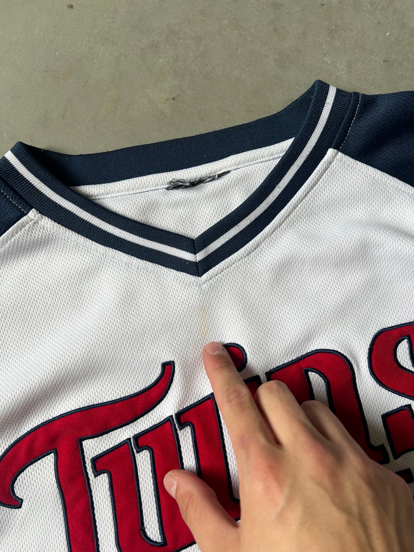 Vintage Minnesota Twins Spellout Jersey - XL