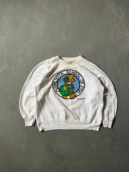 Vintage Minnesota Fishery Sweater - L