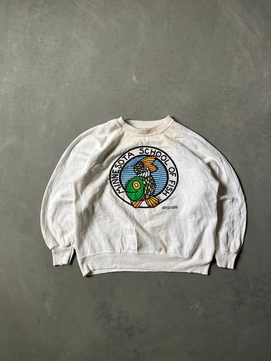 Vintage Minnesota Fishery Sweater - L