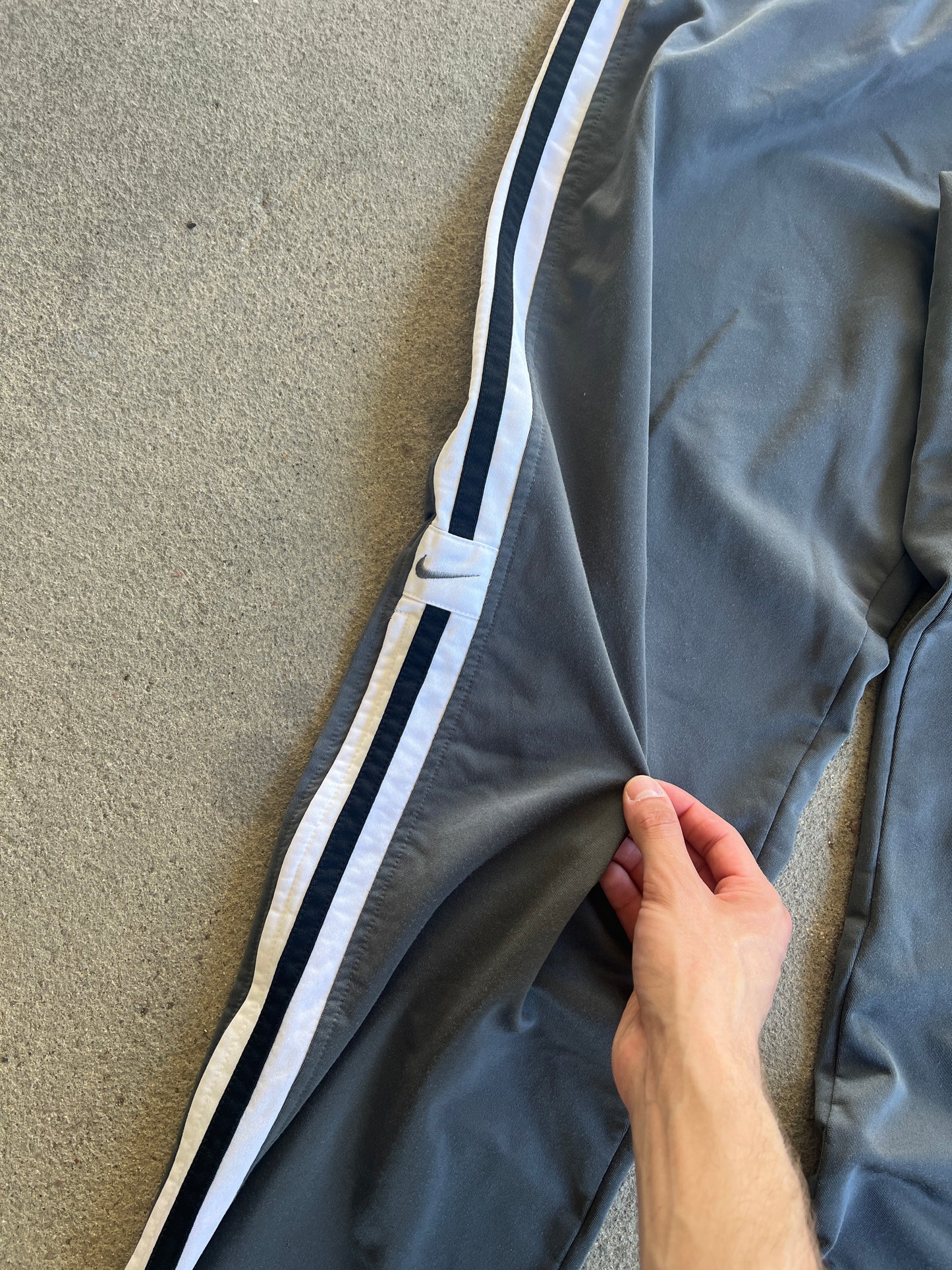 Vintage Stripped Nike Track Pants - XL