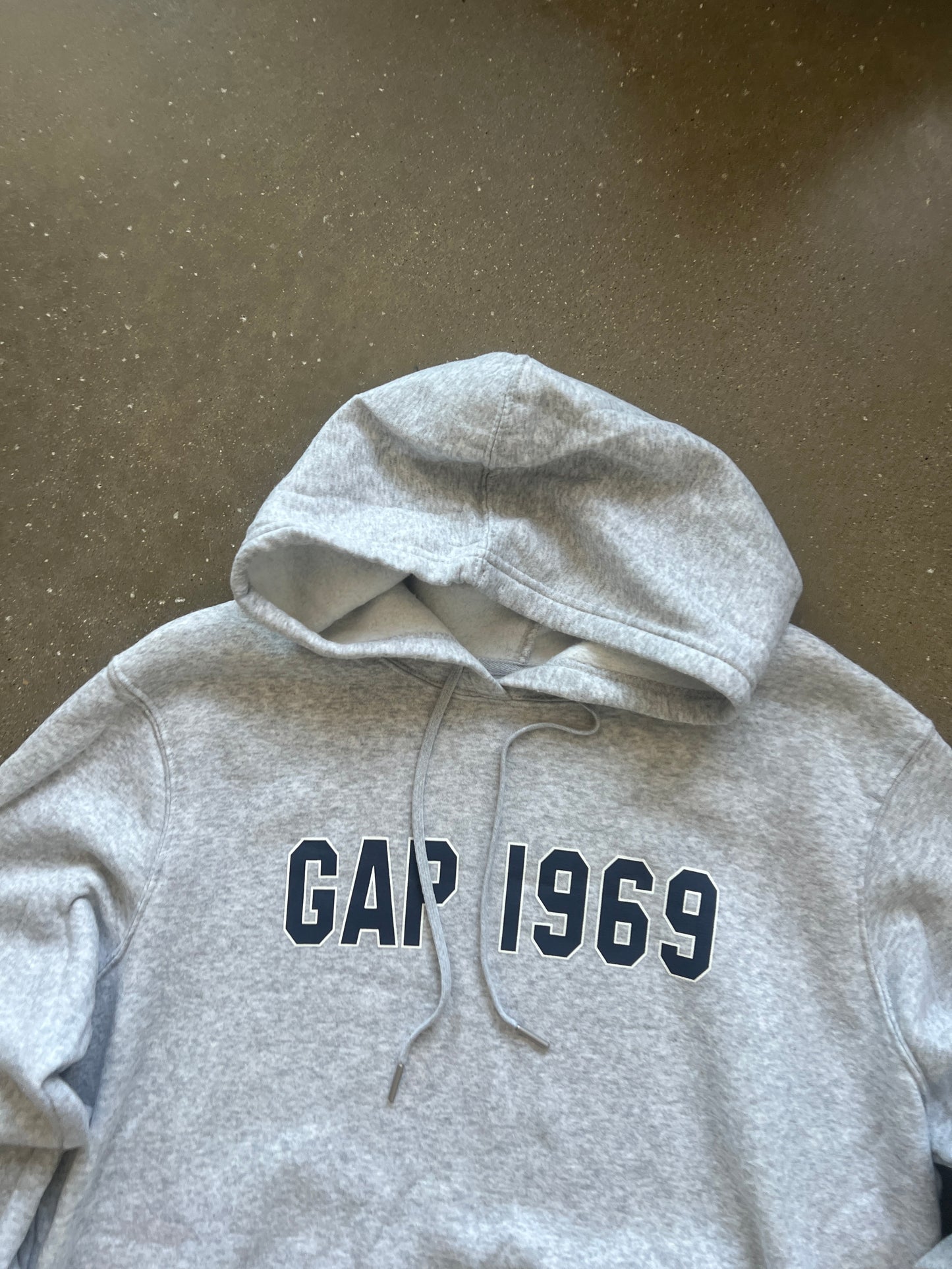 Vintage White Gap 1969 Hoodie - L