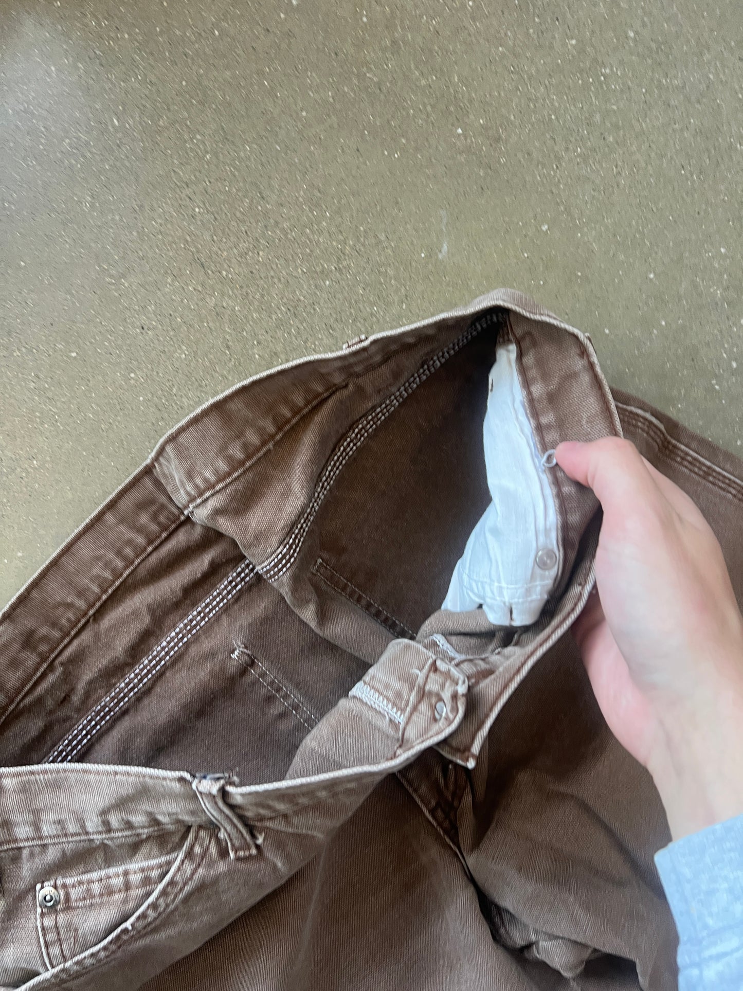 Vintage Faded Brown Dickies Carpenter Pants - 34