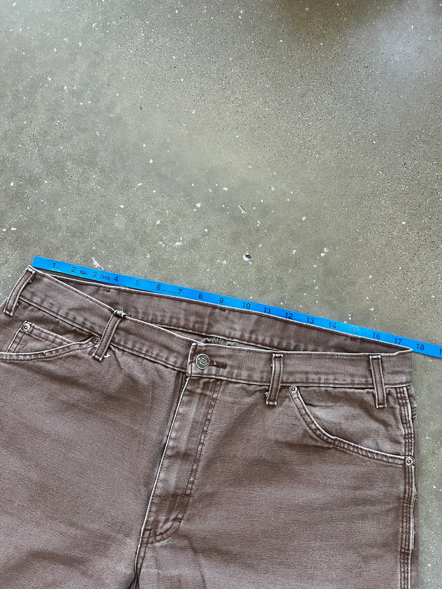 Vintage Faded Brown Dickies Carpenter Pants - 34