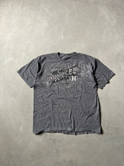 Vintage Grey Y2k Affliction Shirt - XL