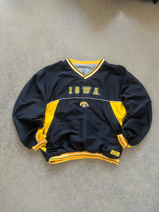 Vintage Black Iowa Nike Windbreaker - L