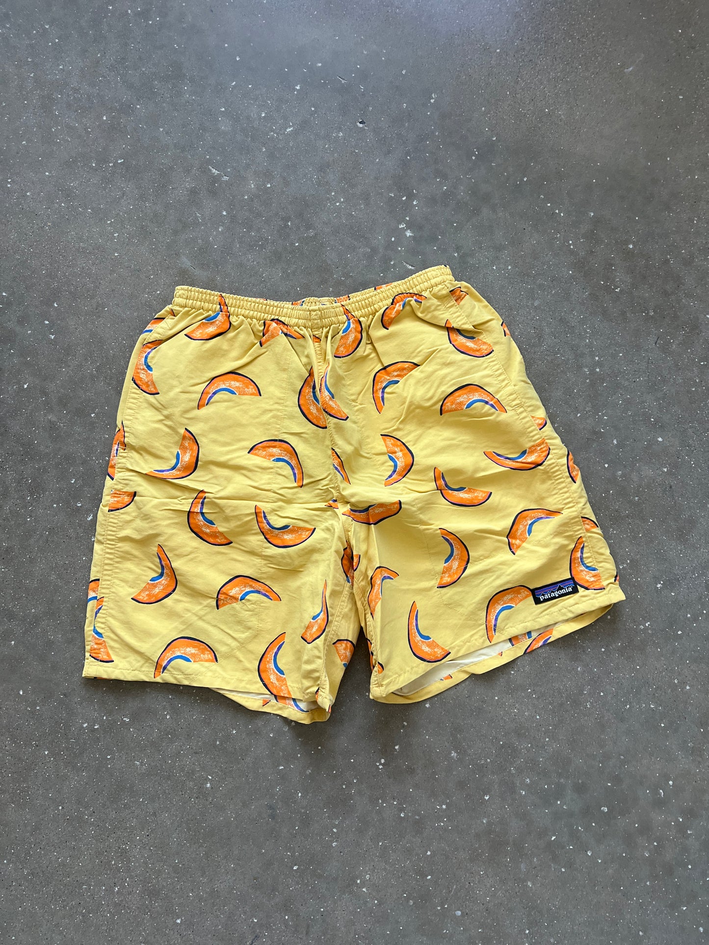 Vintage Yellow 90s Patagonia Shorts - S