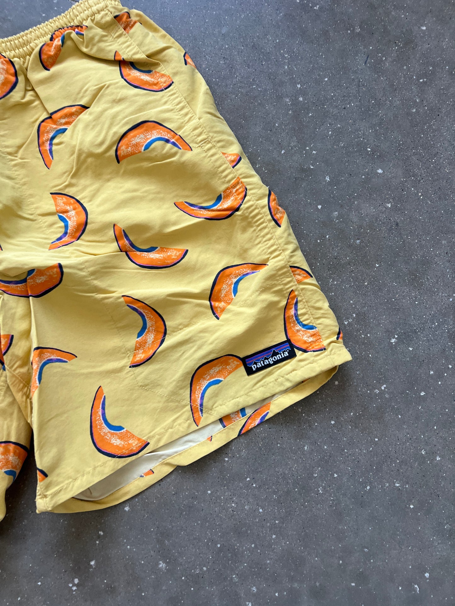 Vintage Yellow 90s Patagonia Shorts - S
