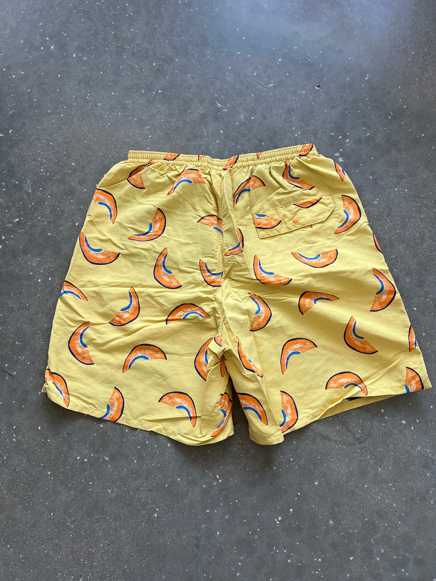 Vintage Yellow 90s Patagonia Shorts - S