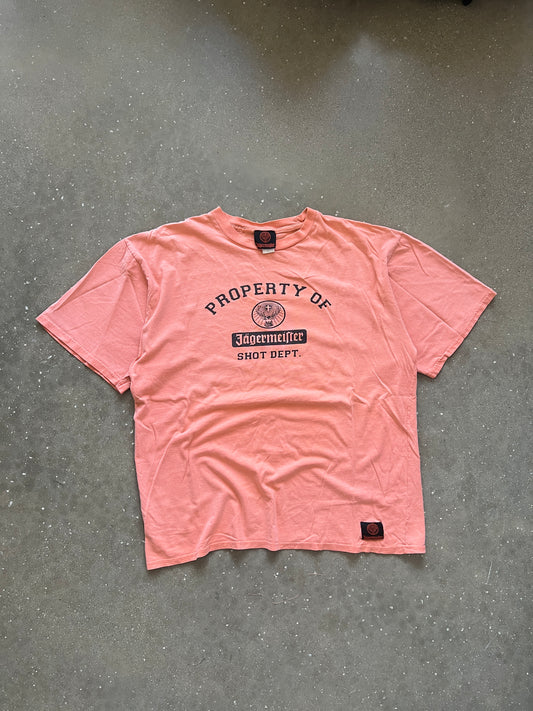 Vintage Pink Jagermeister Beer Shirt - L