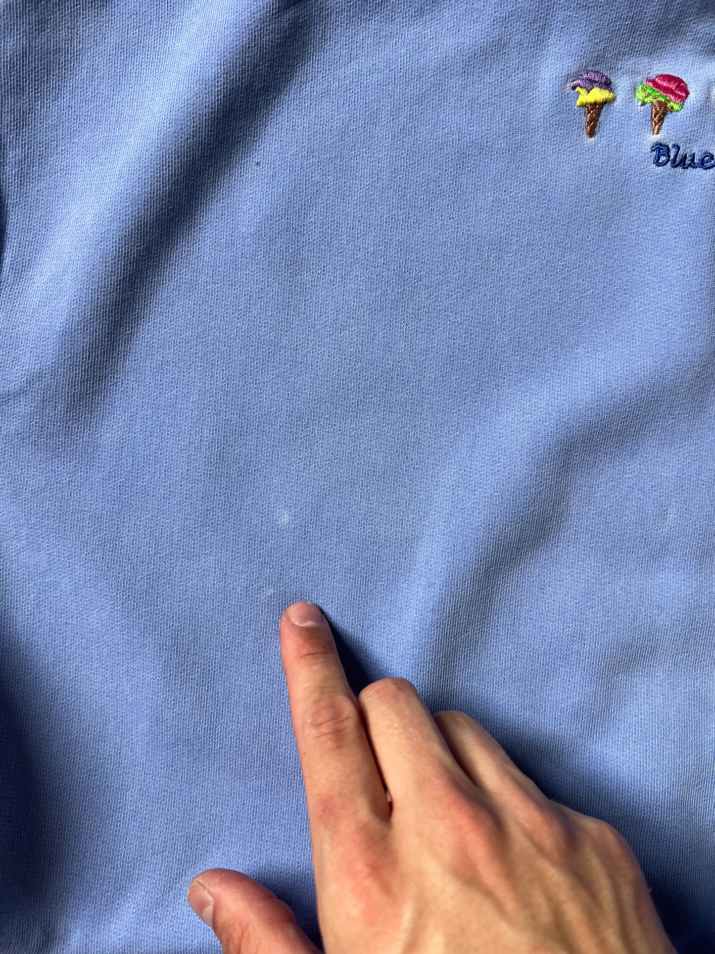 Vintage Blue Bunny Crew - S
