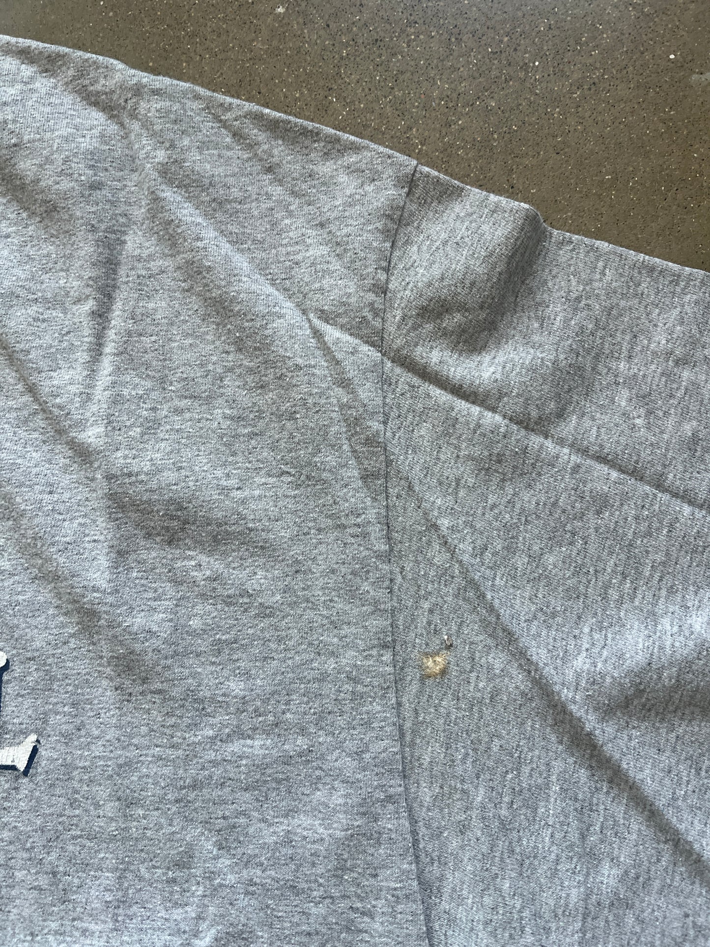 Vintage Grey Baseball Graphic Shirt - XL