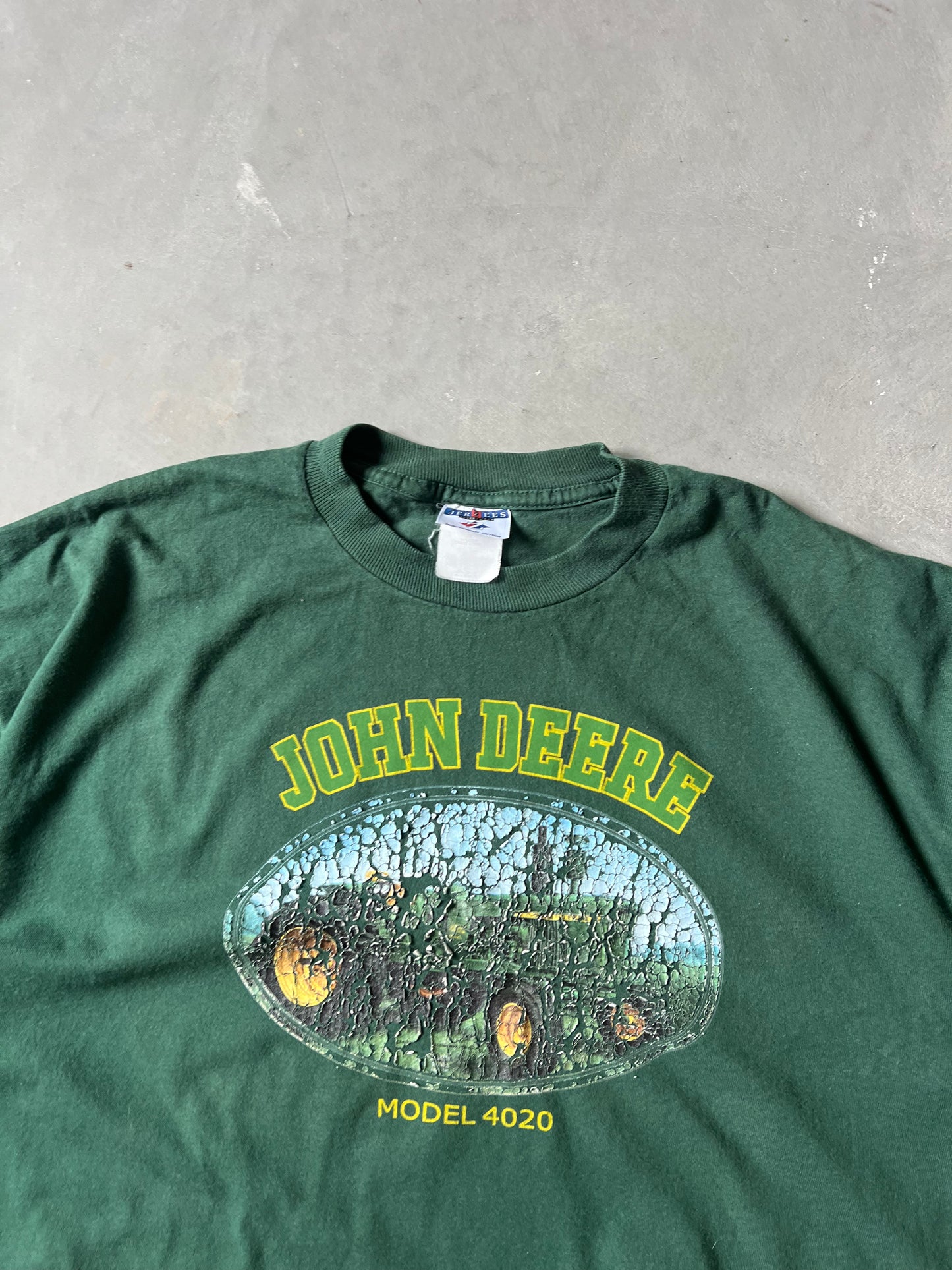 Vintage Green John Deer Shirt - XL