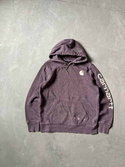 Vintage Faded Purple Carhartt Hoodie - S