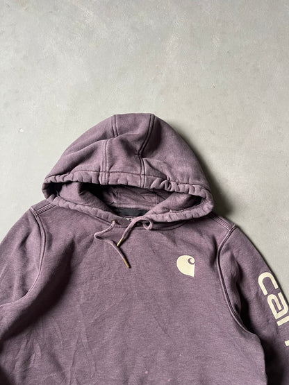 Vintage Faded Purple Carhartt Hoodie - S