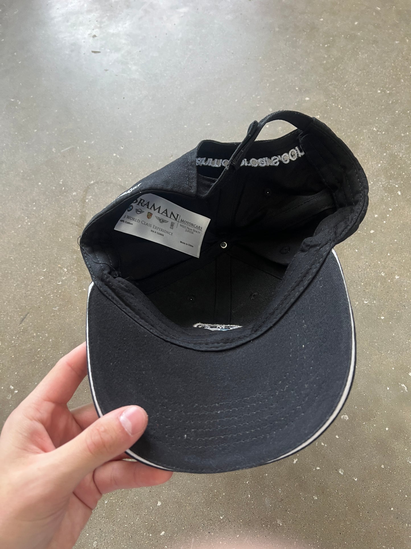 Vintage Black BMW Hat