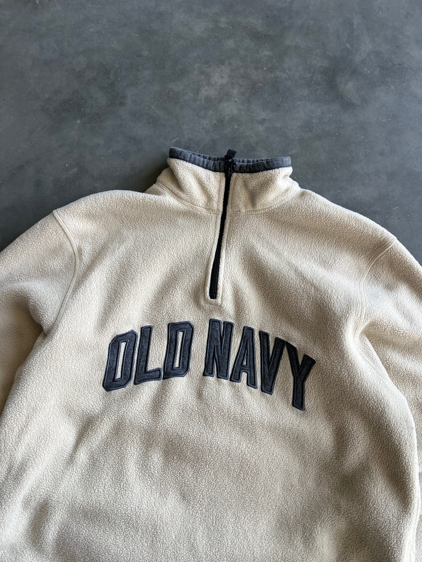 Vintage Cream Old Navy Fleece - M