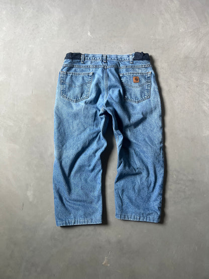 Vintage Faded Blue Carhartt Pants - 38