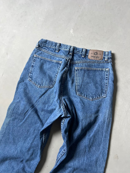 Vintage Denim Blue Wrangler Pants - 34