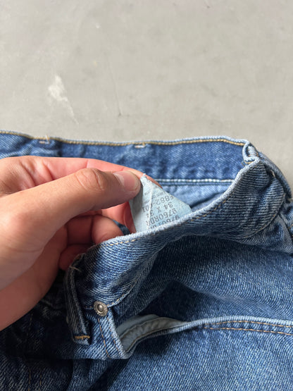 Vintage Denim Blue Wrangler Pants - 34
