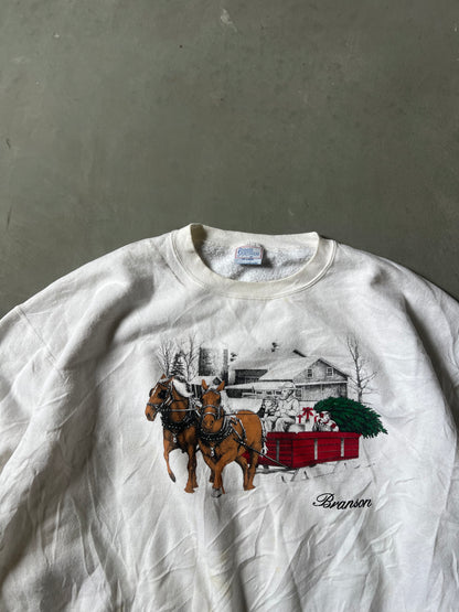 Vintage Branson Missouri Horse Crew - XL