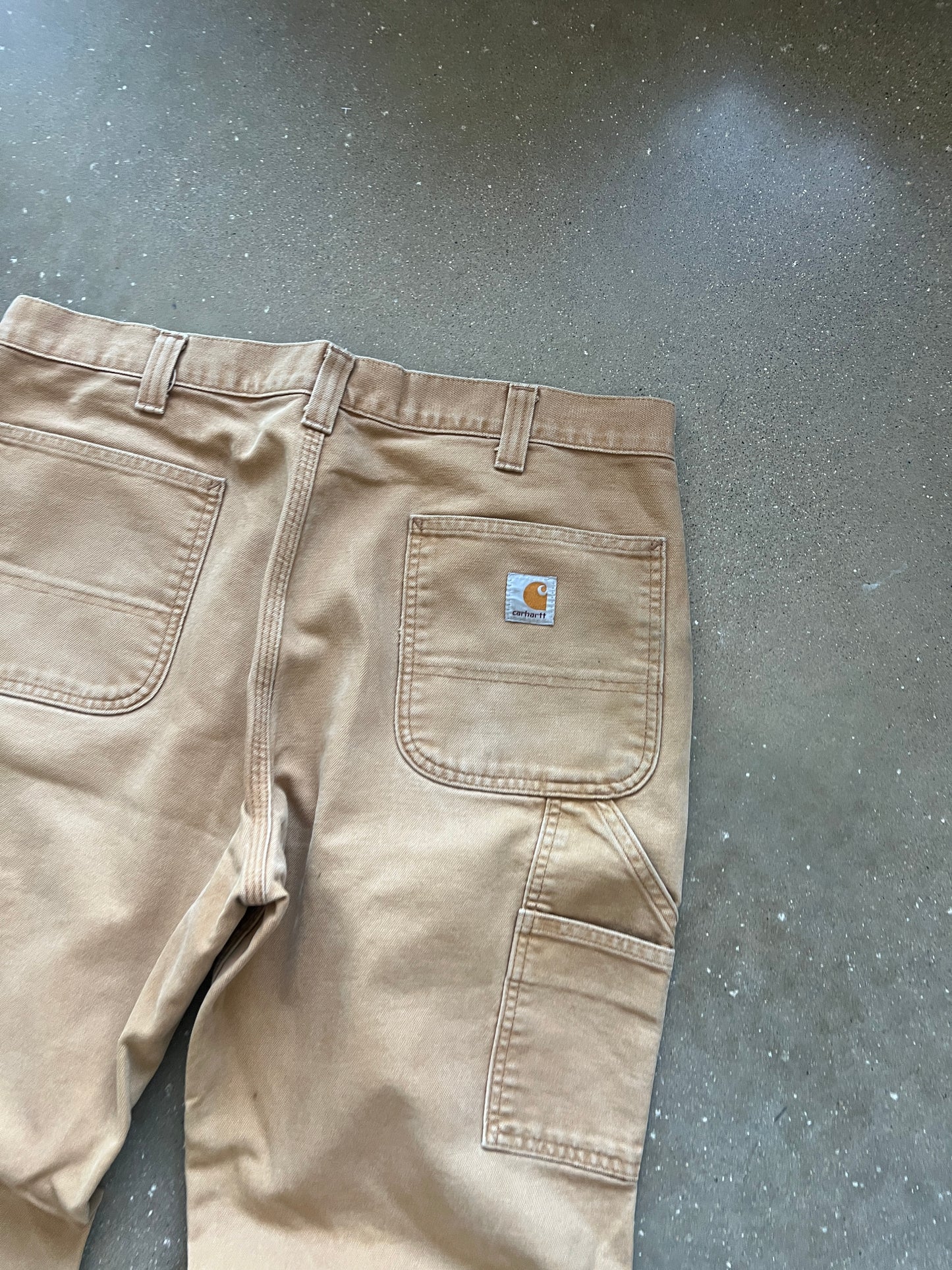 Vintage Faded Tan Carhartt Pants - 36