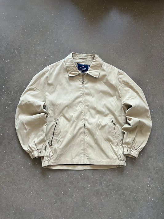Vintage Light Tan Bomber Jacket - L