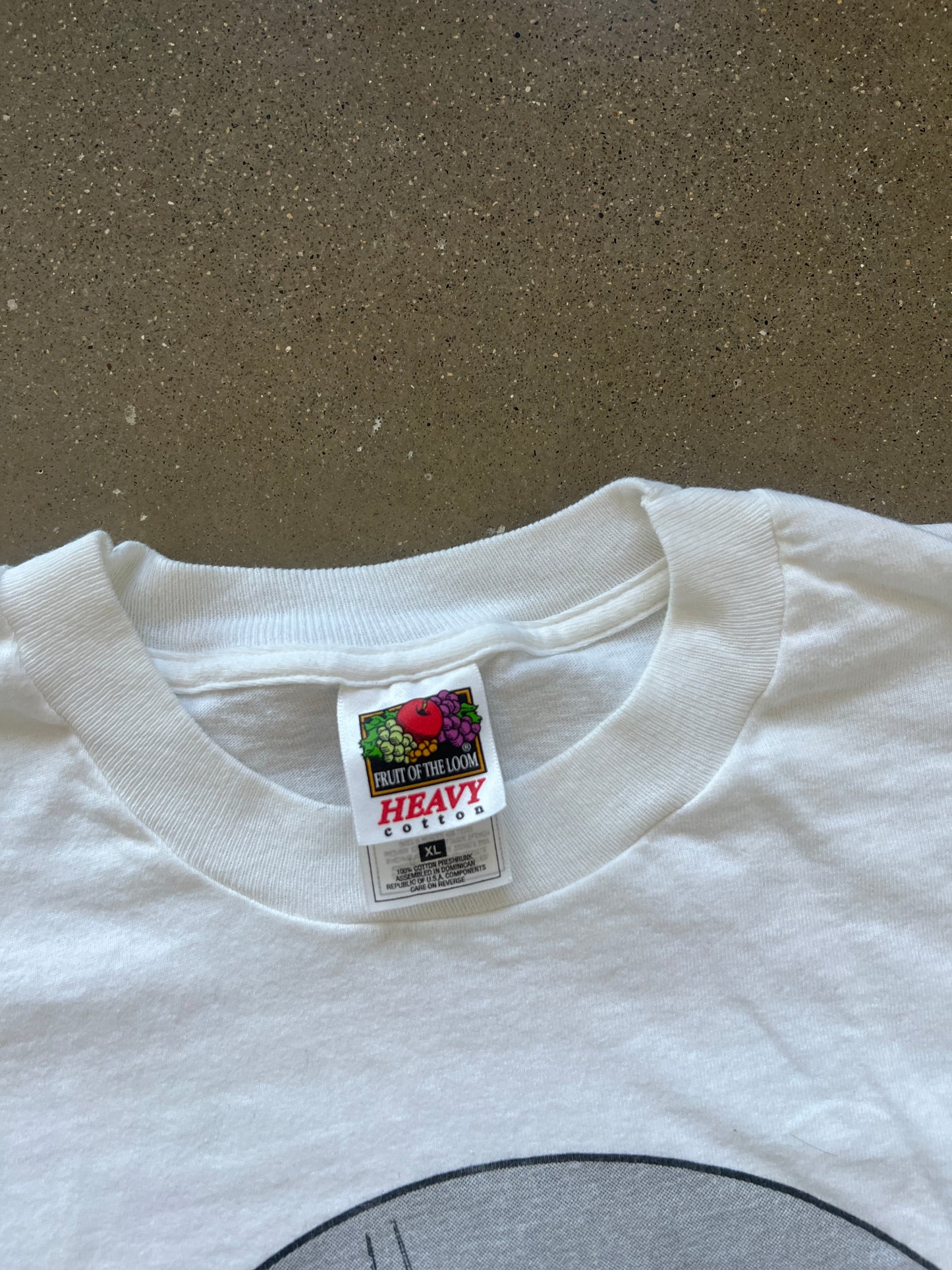 Vintage White Rocket Bunny Shirt - L