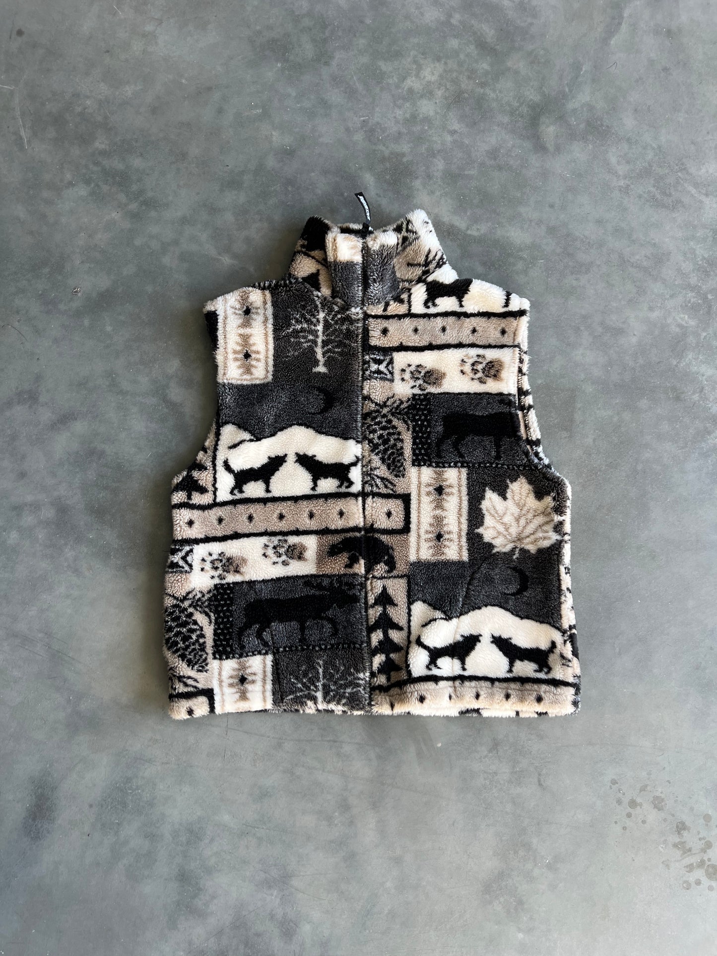 Vintage Granola Wilderness Zip Up Fleece - M