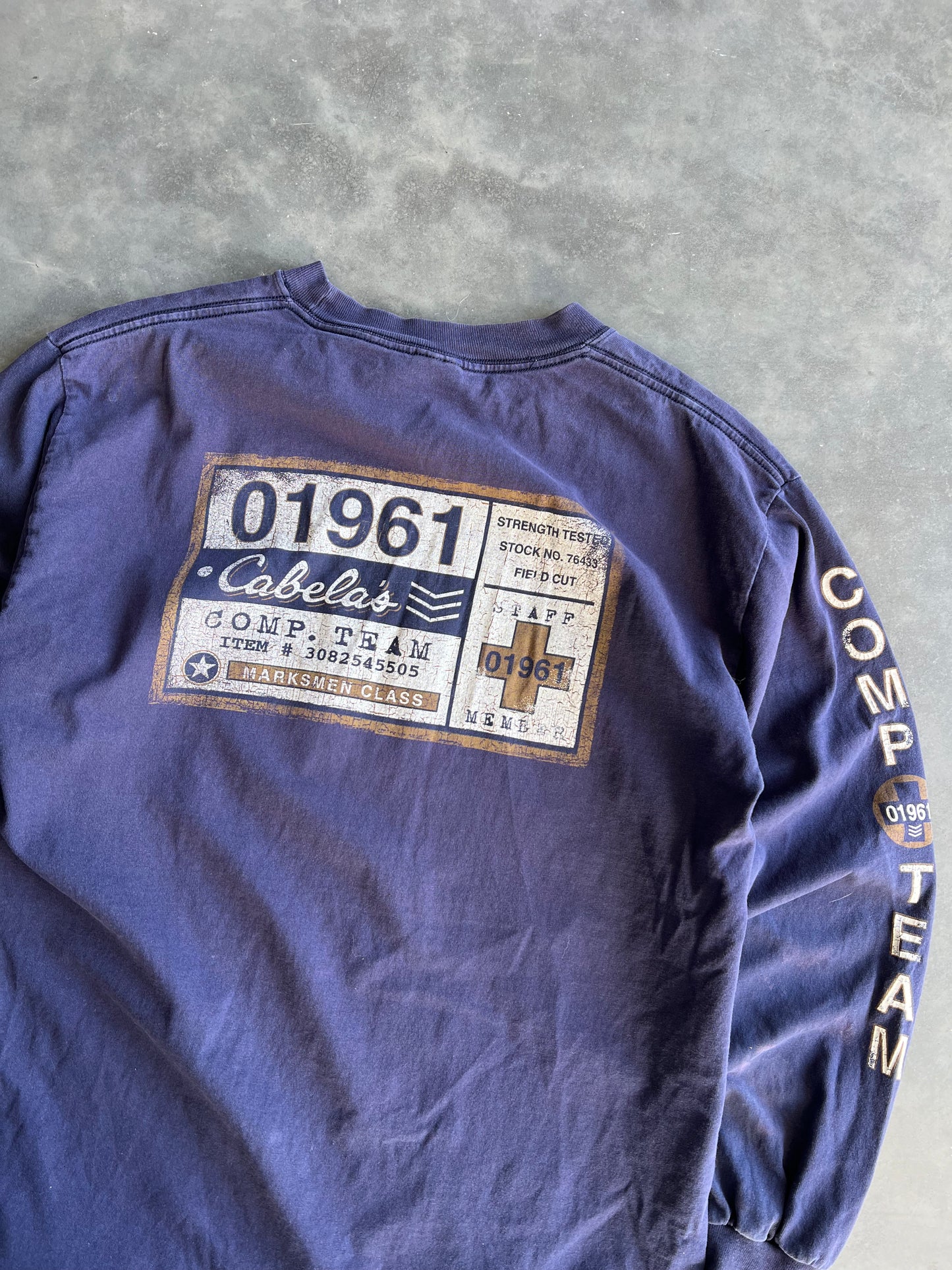 Vintage Blue Cabalas Longsleeve Shirt - L