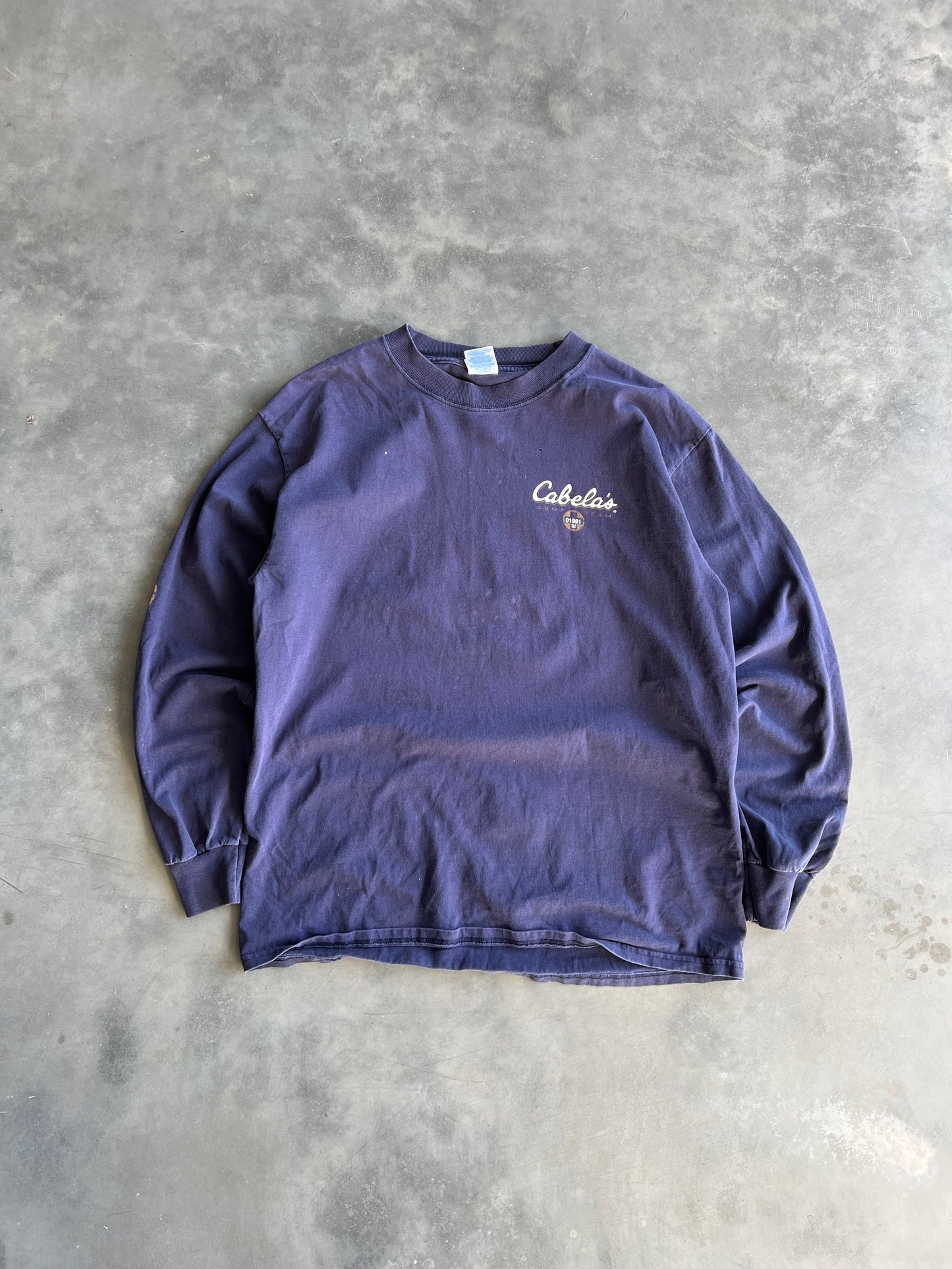 Vintage Blue Cabalas Longsleeve Shirt - L