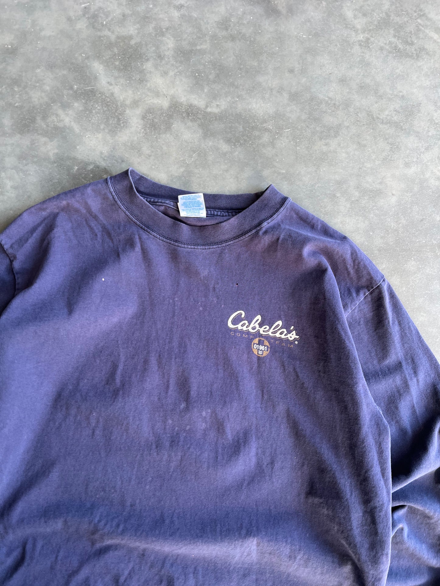 Vintage Blue Cabalas Longsleeve Shirt - L