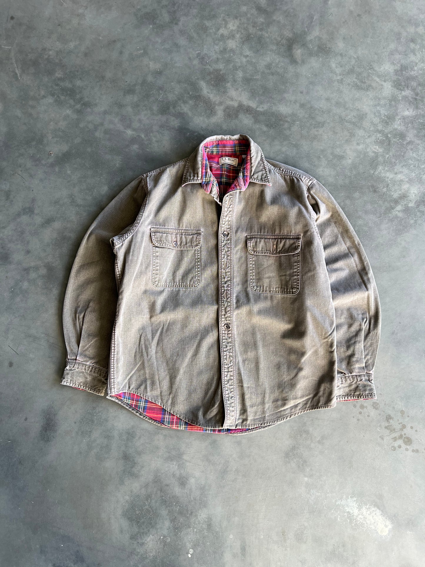 Vintage Faded Brown L.L. Bean Button Down - L