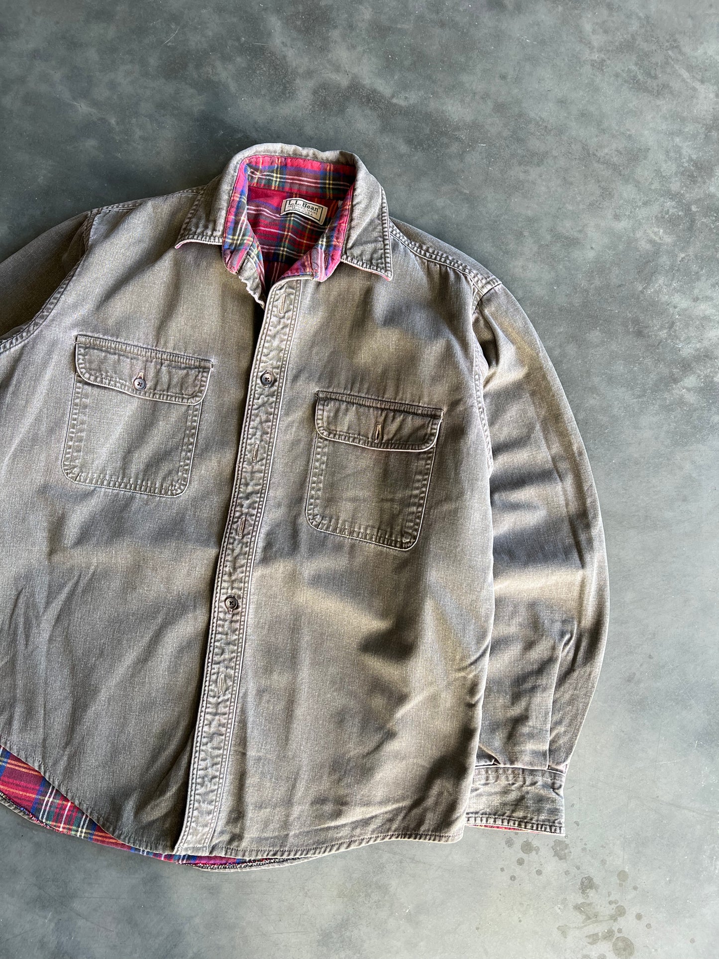 Vintage Faded Brown L.L. Bean Button Down - L