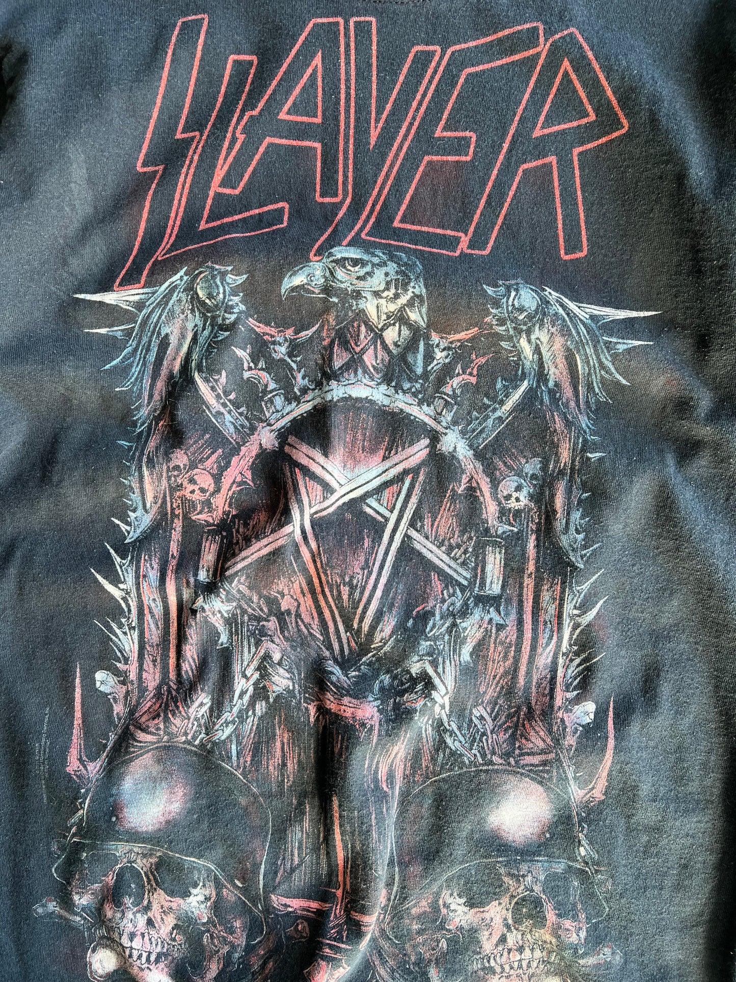 Vintage Black Slayer Concert Shirt - S