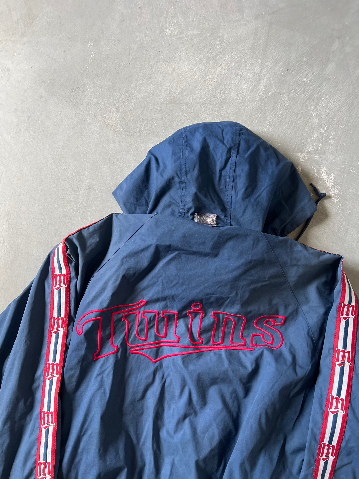 Vintage Blue Minnesota Twins Windbreaker Jacket - L